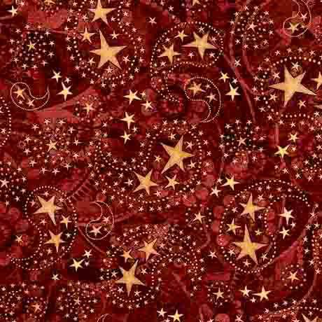 1776-Paisley_Stars_Brick_2600-31665-M_Cotton_Fabric