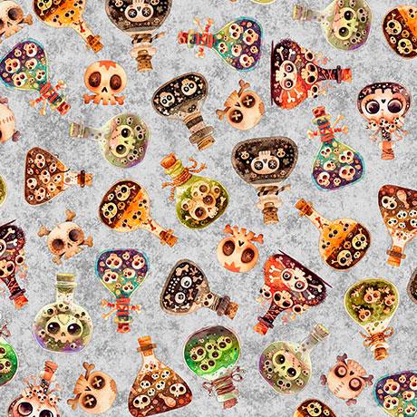 A_Haunting_We_Will_Go-Potions_Gray_2600-31949-K_Cotton_Fabric