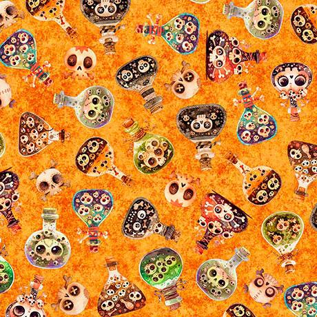 A_Haunting_We_Will_Go-Potions_Green_2600-31949-O_Cotton_Fabric