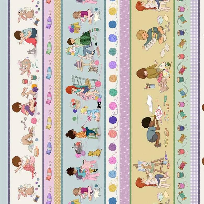 Belle_Boo-Crafternoon_Stripe_Multi_DDC12793-MULT-D_Cotton_Fabric