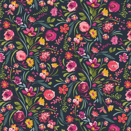 Bohemia-Graceful_Blooms_CUR8BH102_Cotton_Fabric