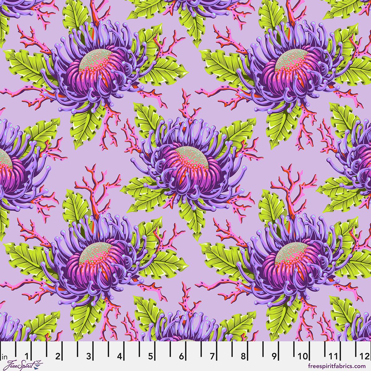 Floral_Reef-Friends_Anemones_Ultraviolet_PWTP265_ULTRAVIOLET_Cotton_Fabric