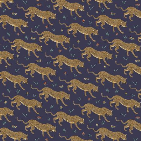 Rifle_Paper_Camont-Jaguar_Navy_Metallic_RP706-NA1M_cotton_fabric