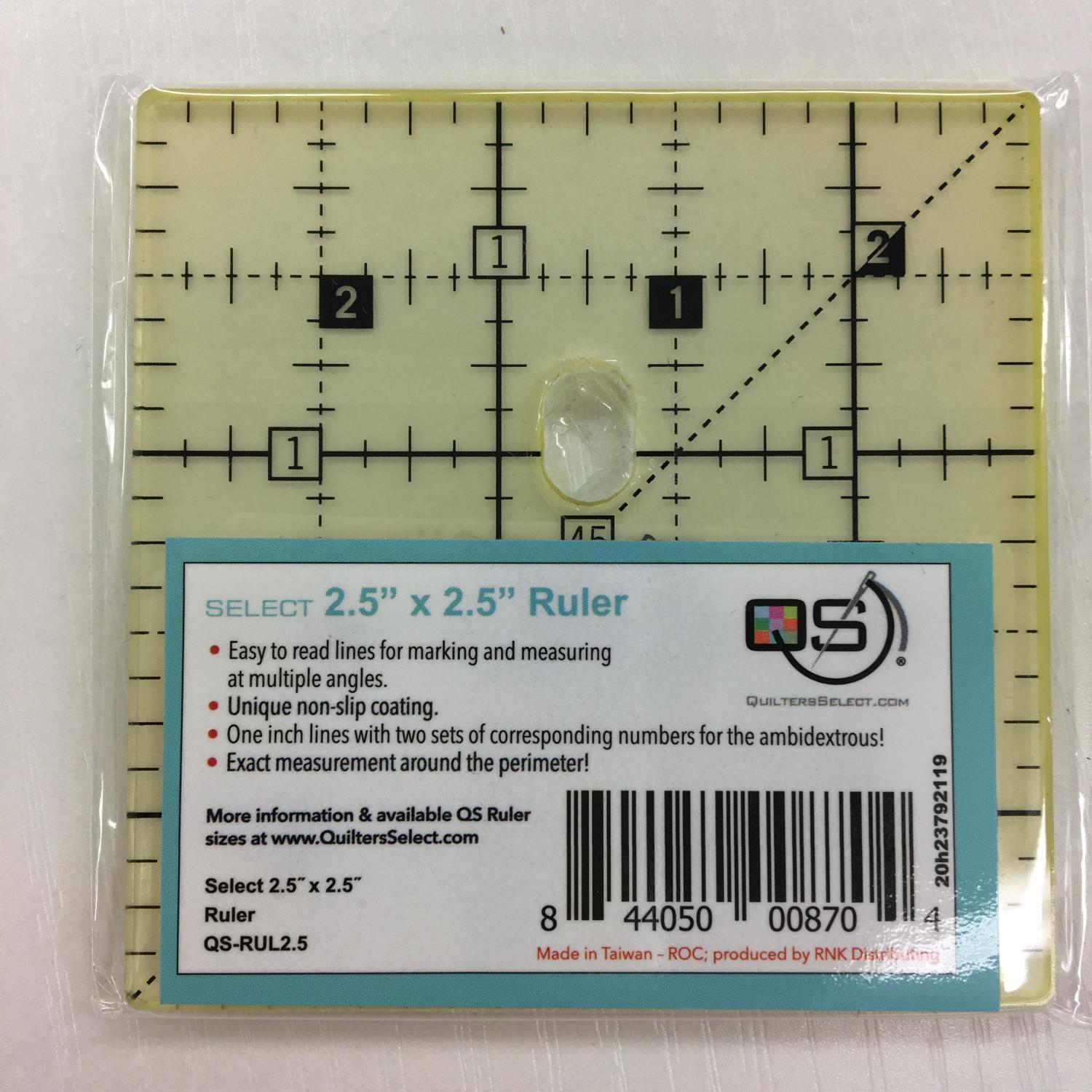 Select_2_5x2_5_Non-Slip_Ruler_QS-RUL2_5