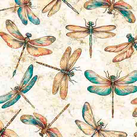 Serenity-Dragonflies_Oatmeal_2600-31834-E_Cotton_Fabric