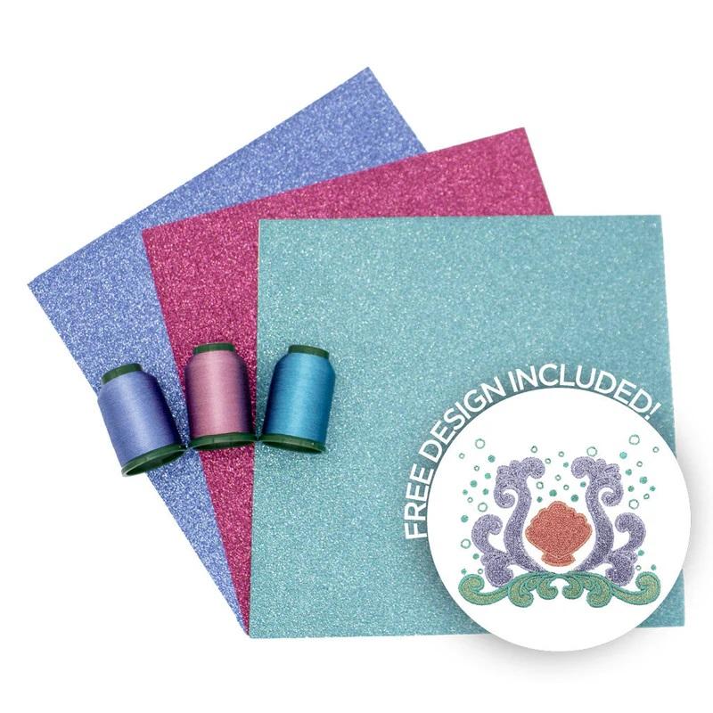 Shimmer_Shine_Vinyl_Applique_Kit-Coastal_SSVK-COS_Embroidery_Thread_Kit