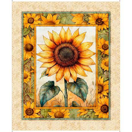 Sunflower_Serenade-37_Sunflower_Panel_Multi_2600-31800-X_Cotton_Fabric