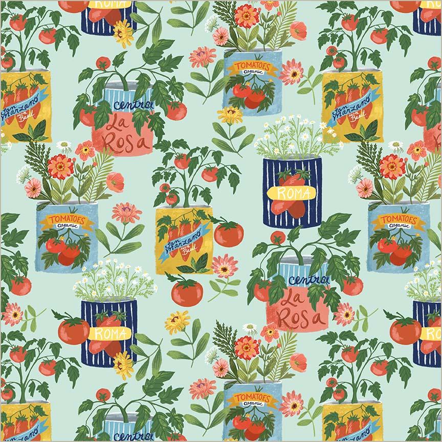 Villa_Sol-Tomato_Tomahto_Aqua_55225-3_Cotton_Fabric